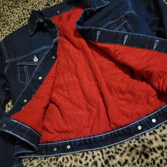 Quilted Jean Jacket nwot - Picture 2 of 5